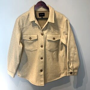 Love Tree Tan Shacket with Pockets